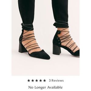 NEW Free People After Hours Suede Heels